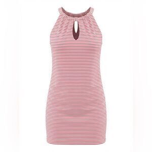 Lulu-B Pink and White Striped dress size XS